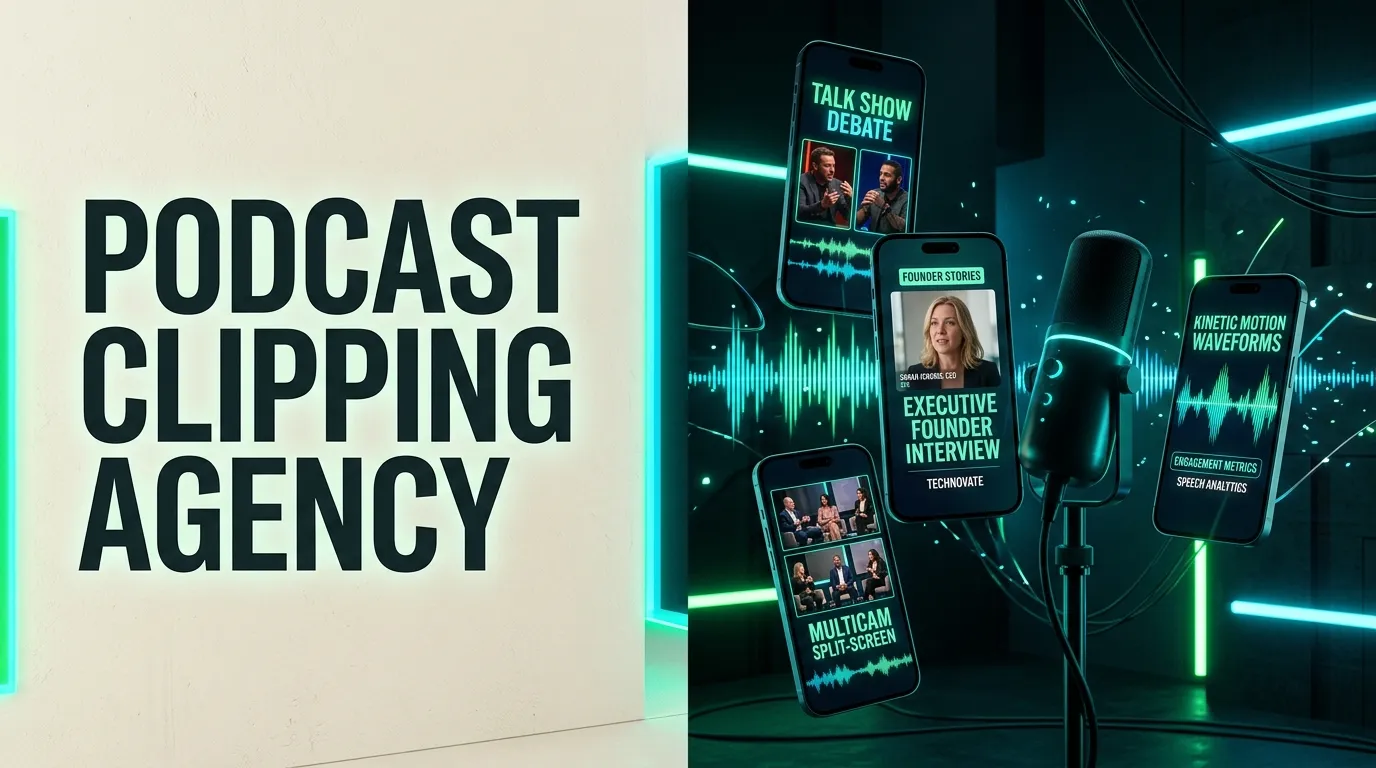 Podcast Clipping Agency: Vertical Content Distribution