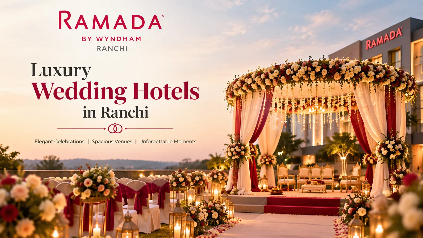 How to Choose Luxury Wedding Hotels in Ranchi for Your Big Day?