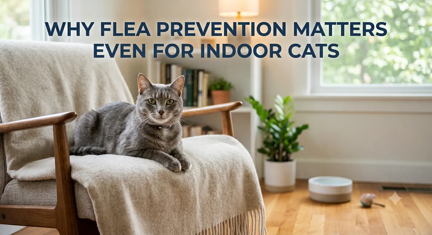 Why Flea Prevention Matters Even for Indoor Cats