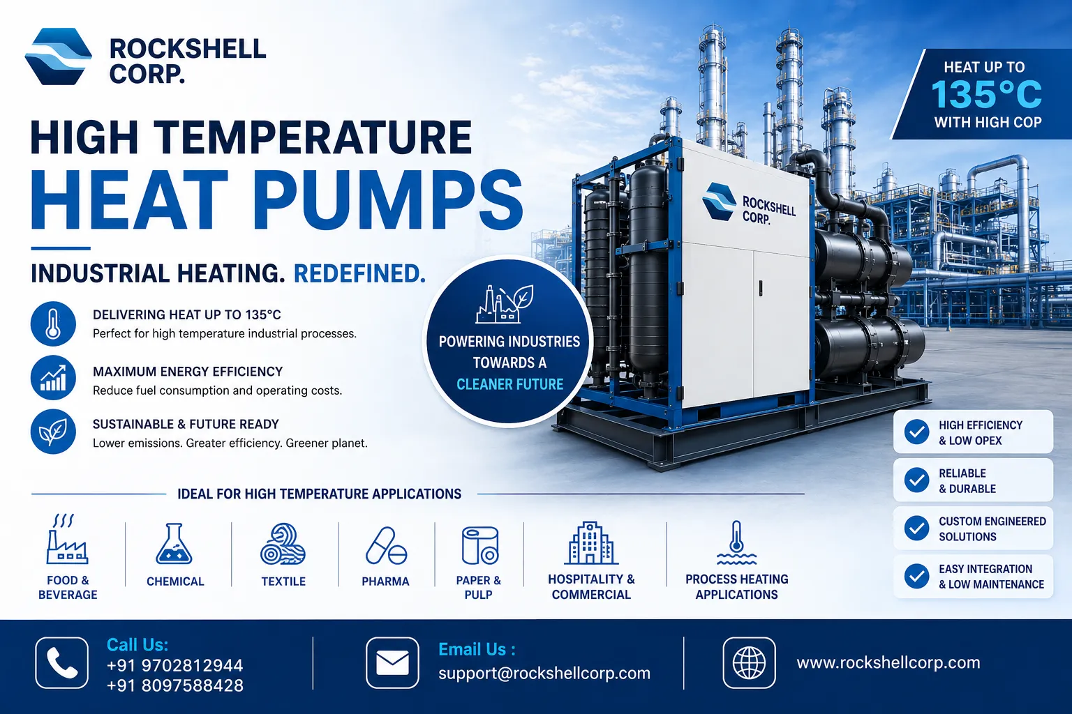 What Design Information Does a High Temperature Heat Pump Manufacturer Need From Industries?