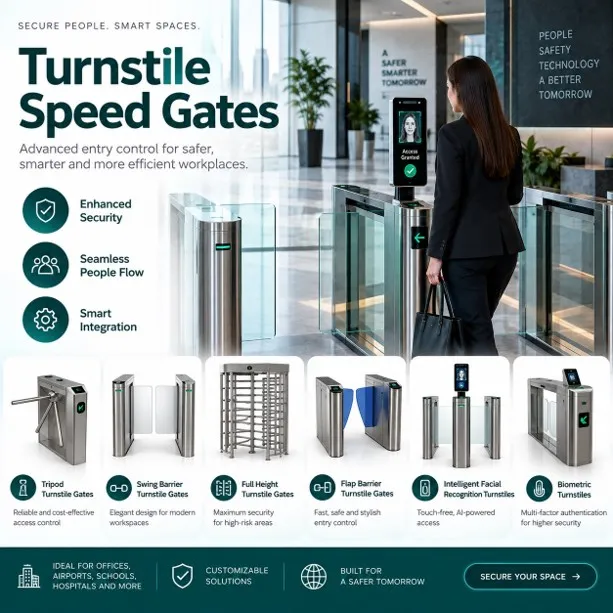 Intelligent Turnstile Speed Gates: The Future of Commercial Security in Saudi Arabia