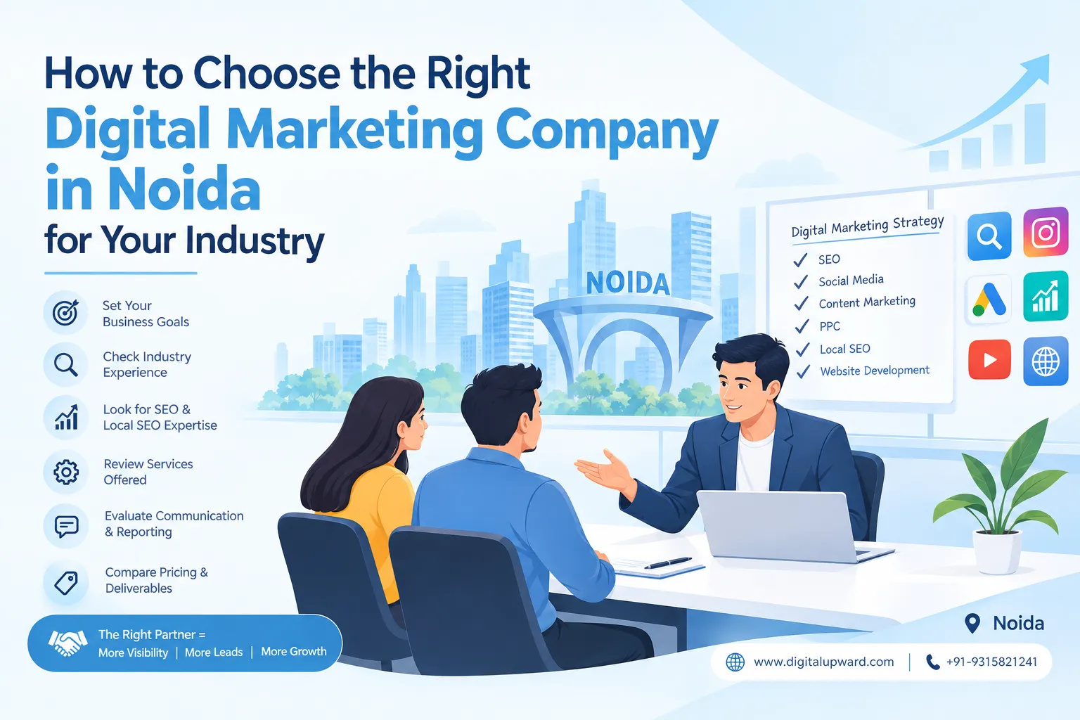 How to Choose the Right Digital Marketing Company in Noida for Your Industry