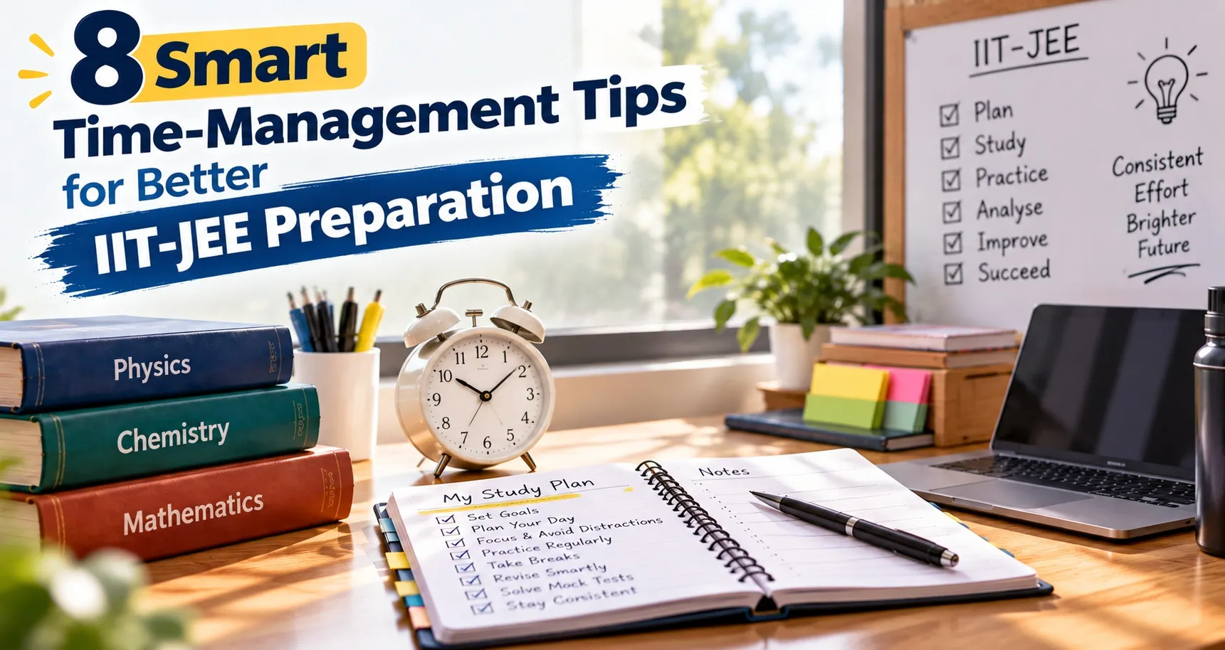 8 Smart Time-Management Tips for Better IIT-JEE Preparation