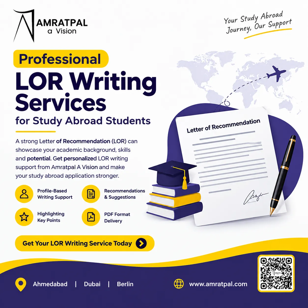 Top 5 Benefits of LOR Writing Services for Students Abroad