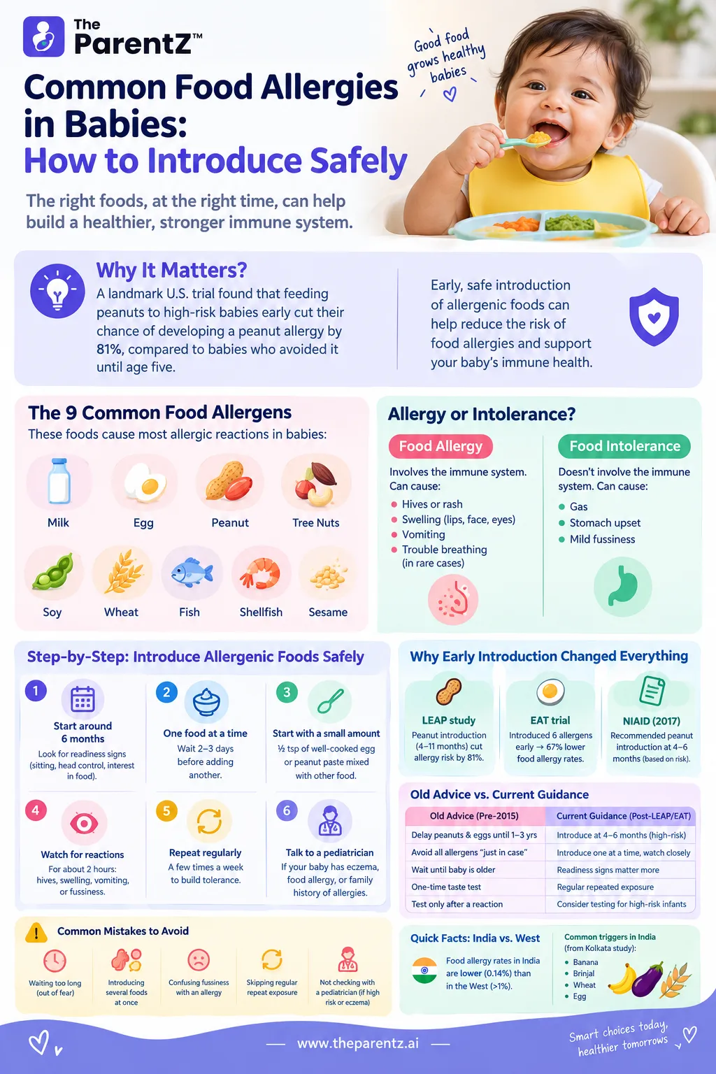 Common Food Allergies in Babies: How to Introduce Safely