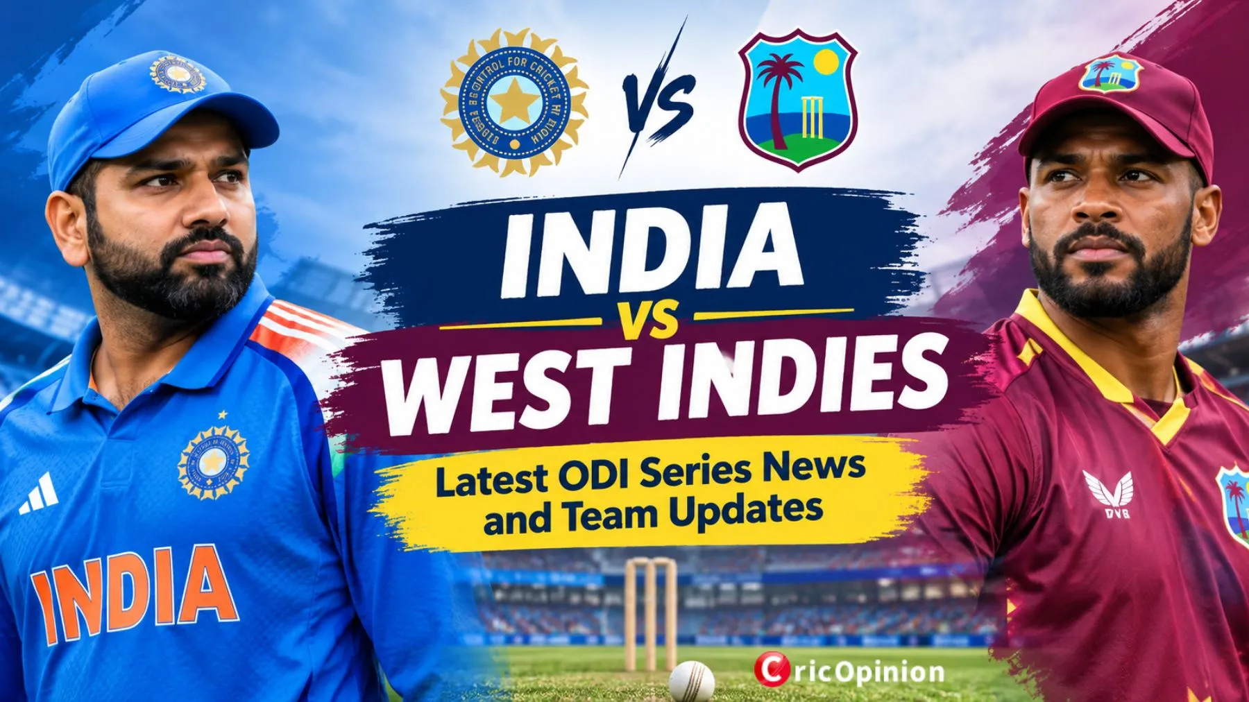 India vs West Indies: Latest ODI Series News and Team Updates