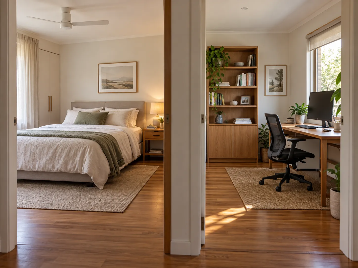 The Furniture Two-Room Challenge: How to Create a Bedroom That Helps You Sleep and a Home Office That Helps You Focus