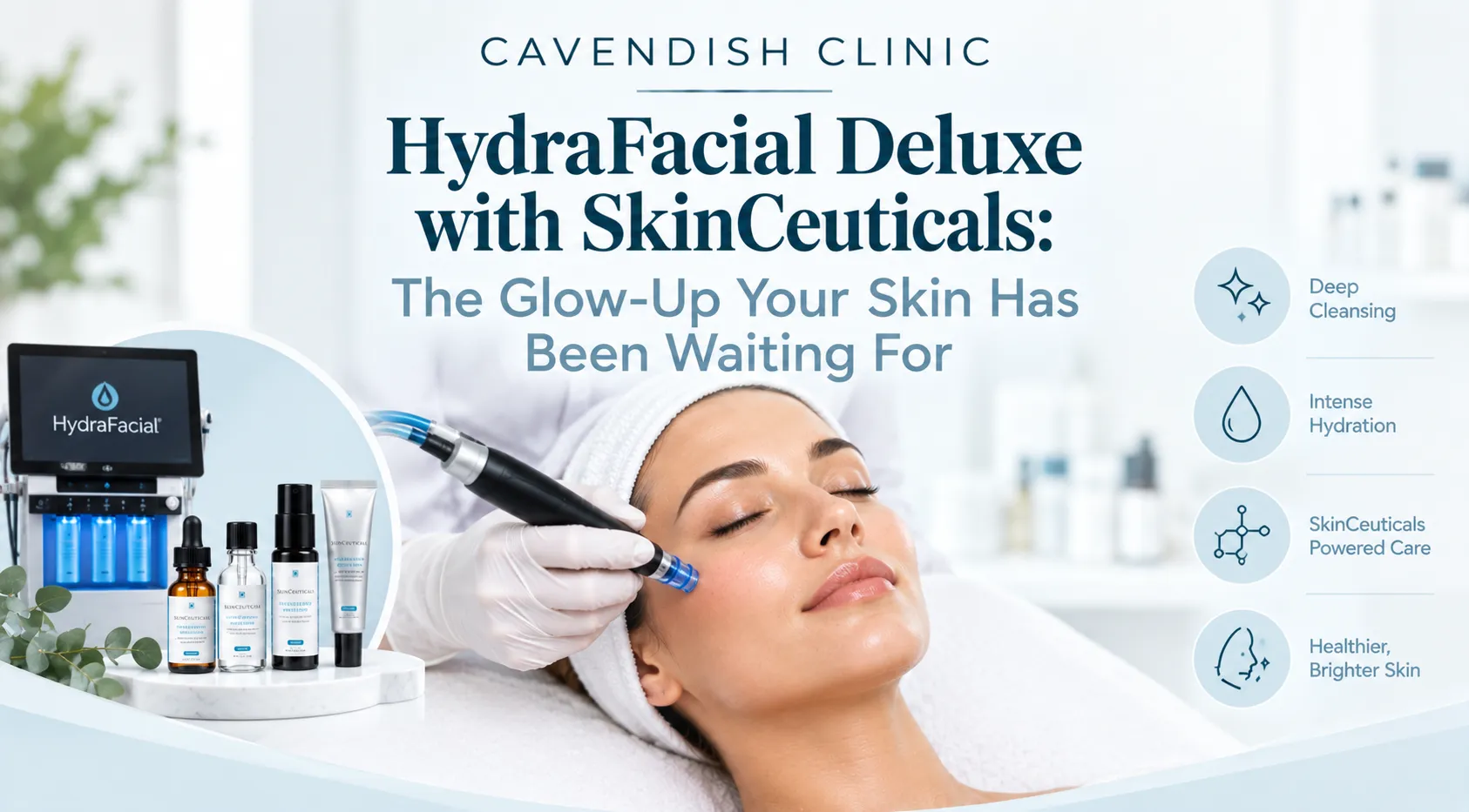 HydraFacial Deluxe with SkinCeuticals: The Glow-Up Your Skin Has Been Waiting For