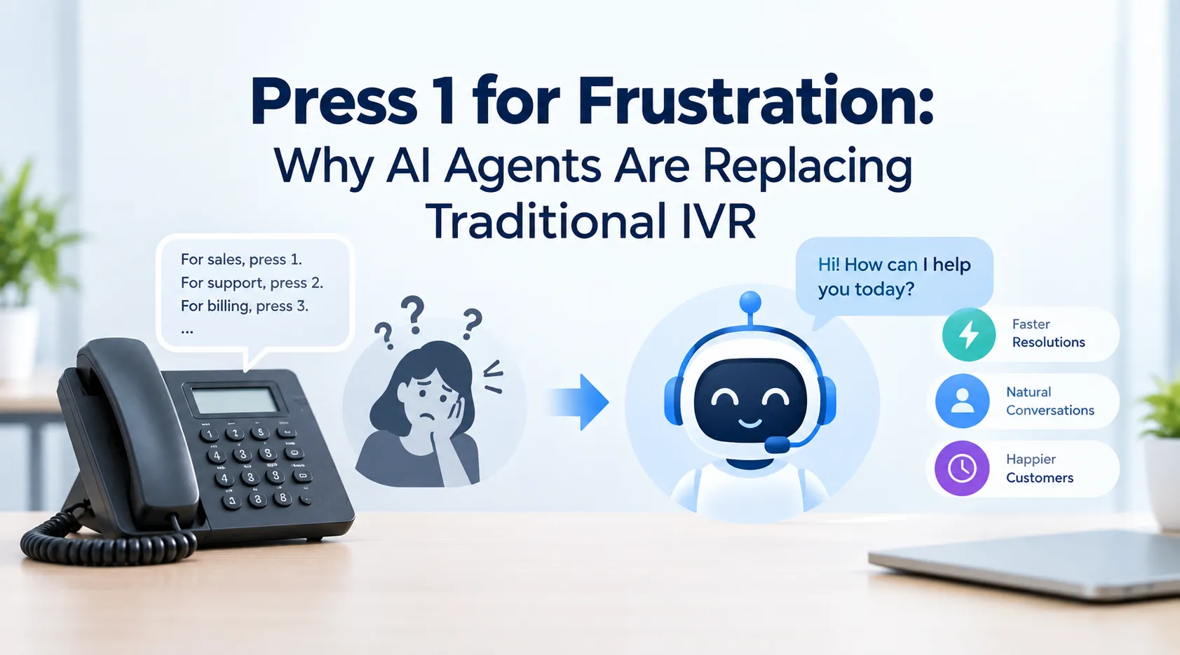 Press 1 for Frustration: Why AI Agents Are Replacing Traditional IVR