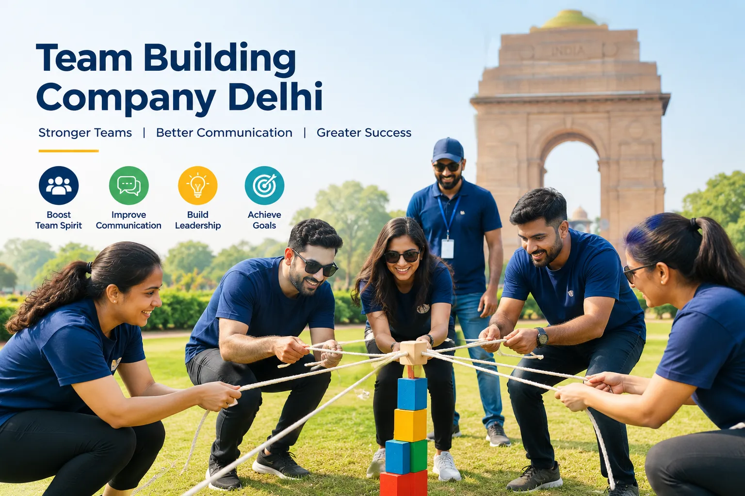 Team Building Company in Delhi: Building Stronger Workplace Connections