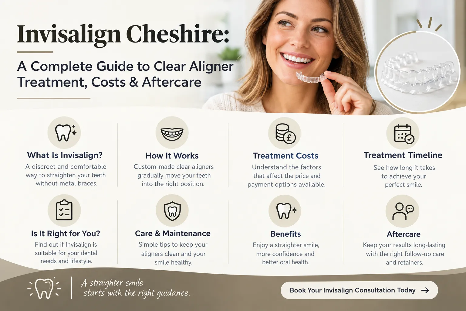 Invisalign Cheshire: A Complete Guide to Clear Aligner Treatment, Costs & Aftercare