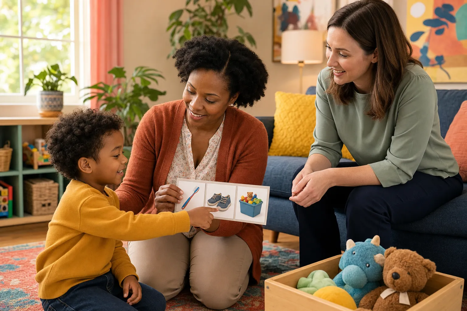 Routines, transitions and ABA parent training