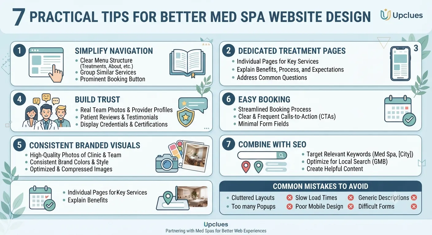 Practical Tips for Creating Better Med Spa Website Design