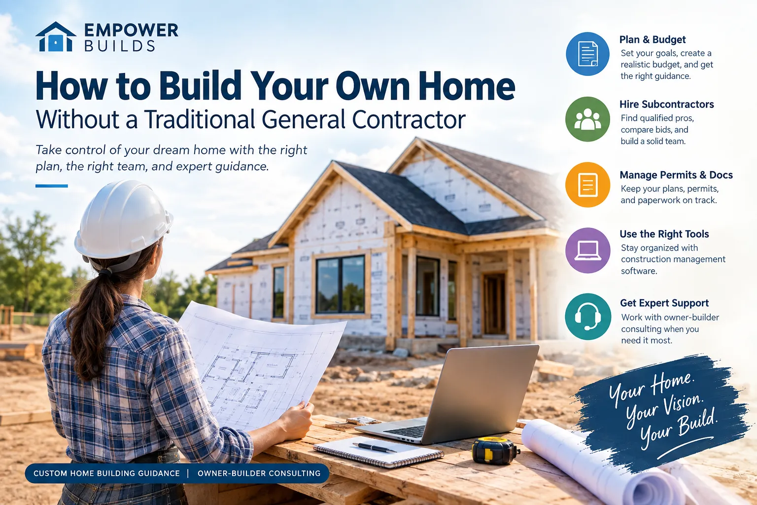 How to Build Your Own Home Without a Traditional General Contractor