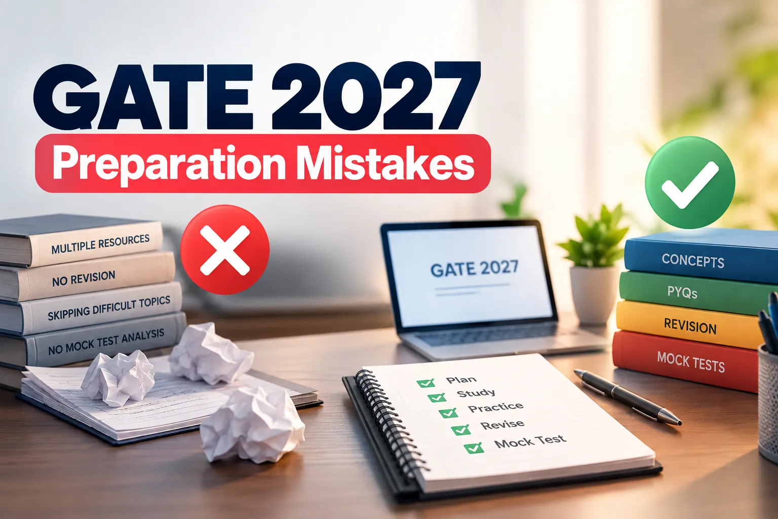 GATE 2027 Preparation Mistakes: Common Errors to Avoid for Better Results