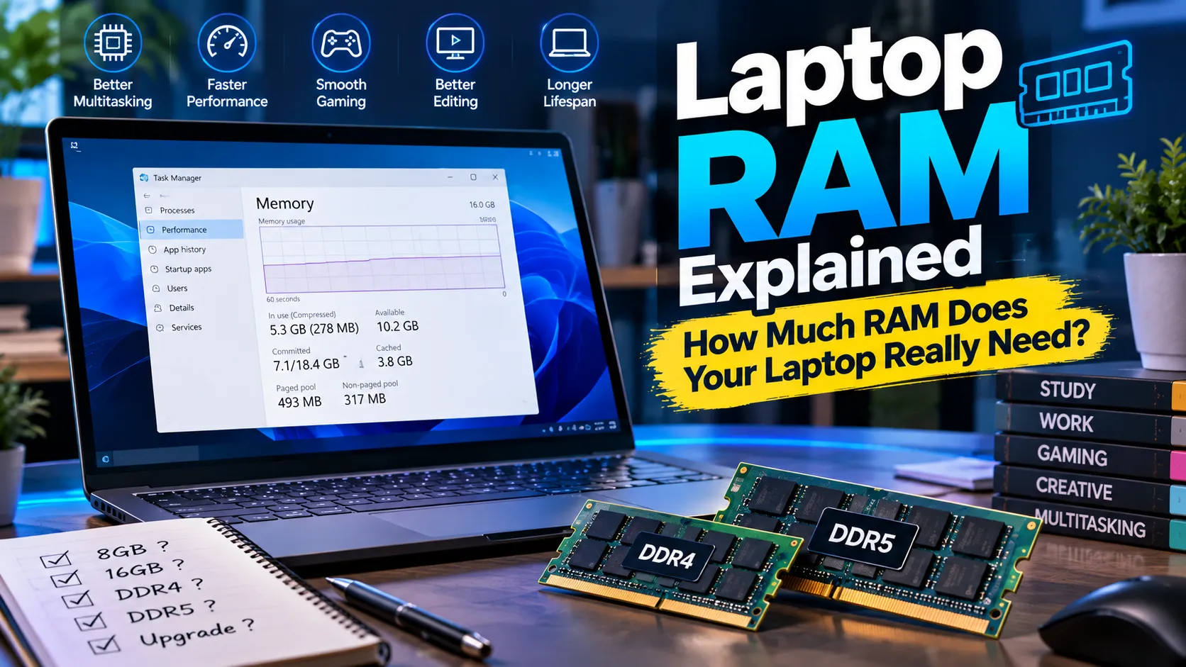 How Much RAM Does Your Laptop Really Need