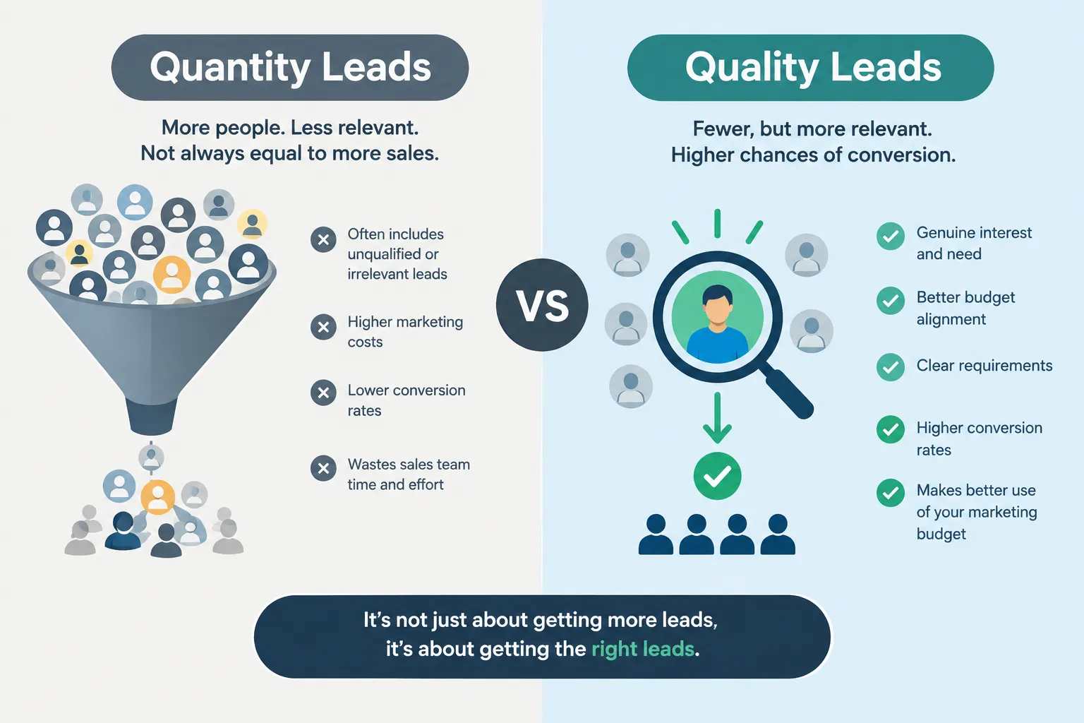 What Makes a High-Quality Lead? Understanding Lead Quality vs Quantity