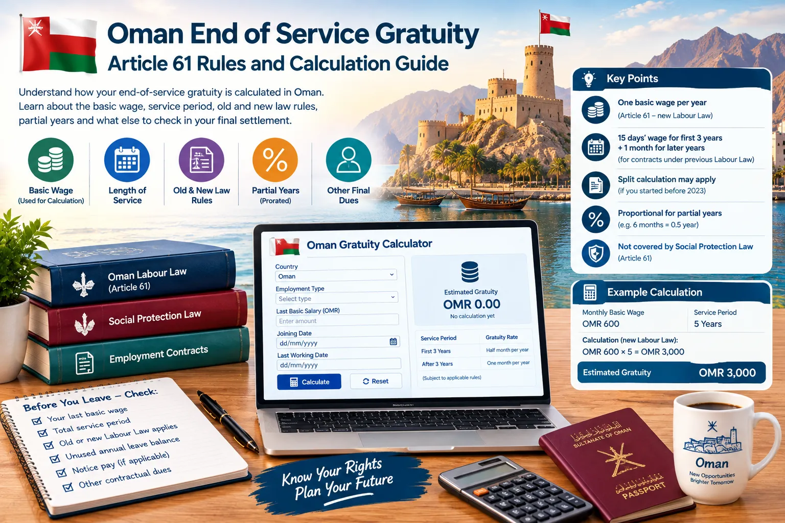 Oman End of Service Gratuity: What Employees Should Know