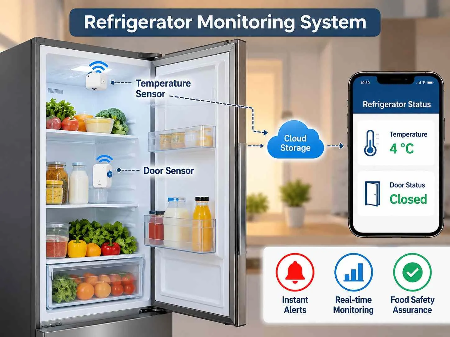Refrigerator Monitoring System in KSA: Smart Temperature Monitoring for Reliable Cold Storage