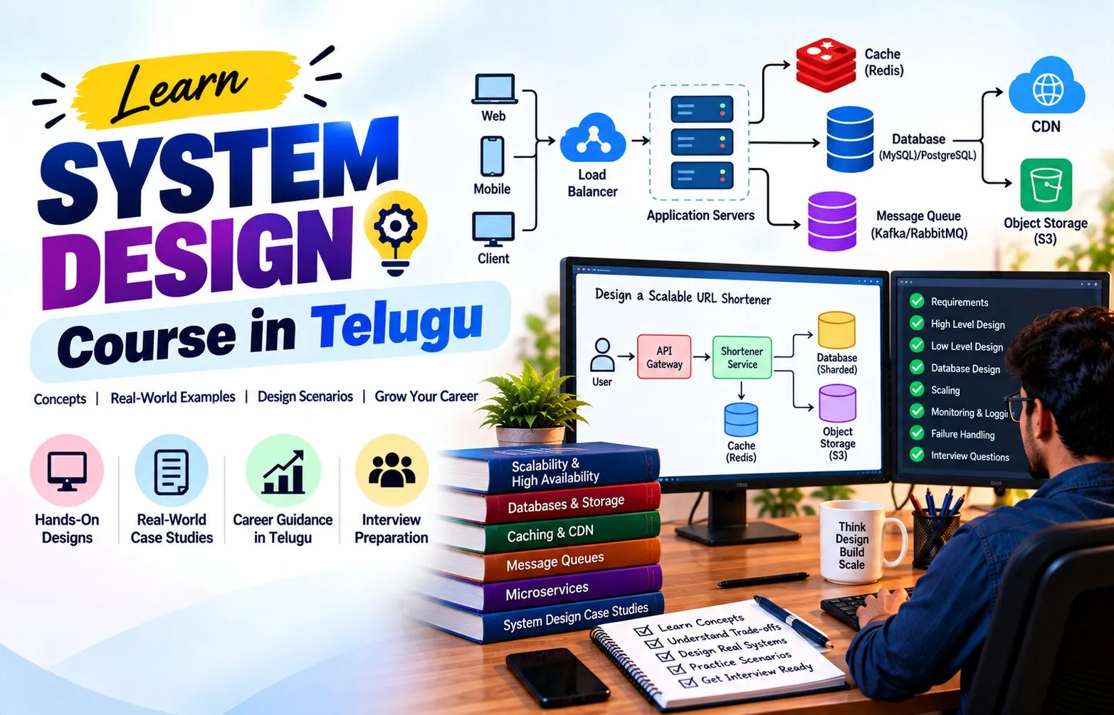 What Is High-Level vs Low-Level Design in a System Design Course?