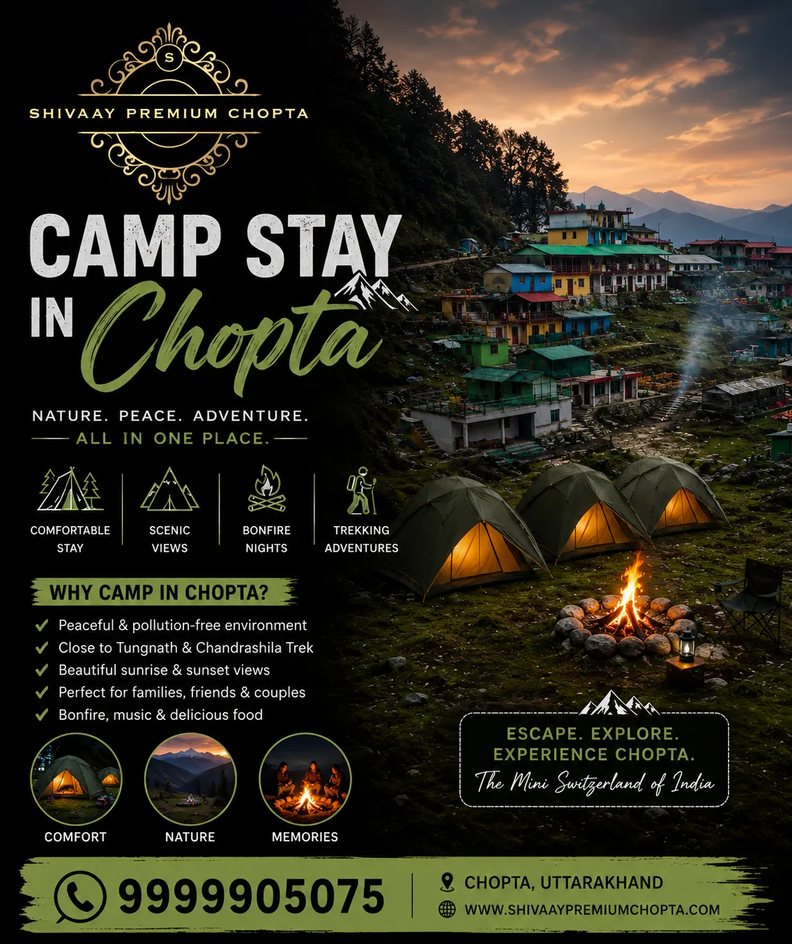 Camp Stay in Chopta During Winter: Snow, Safety and Packing Tips