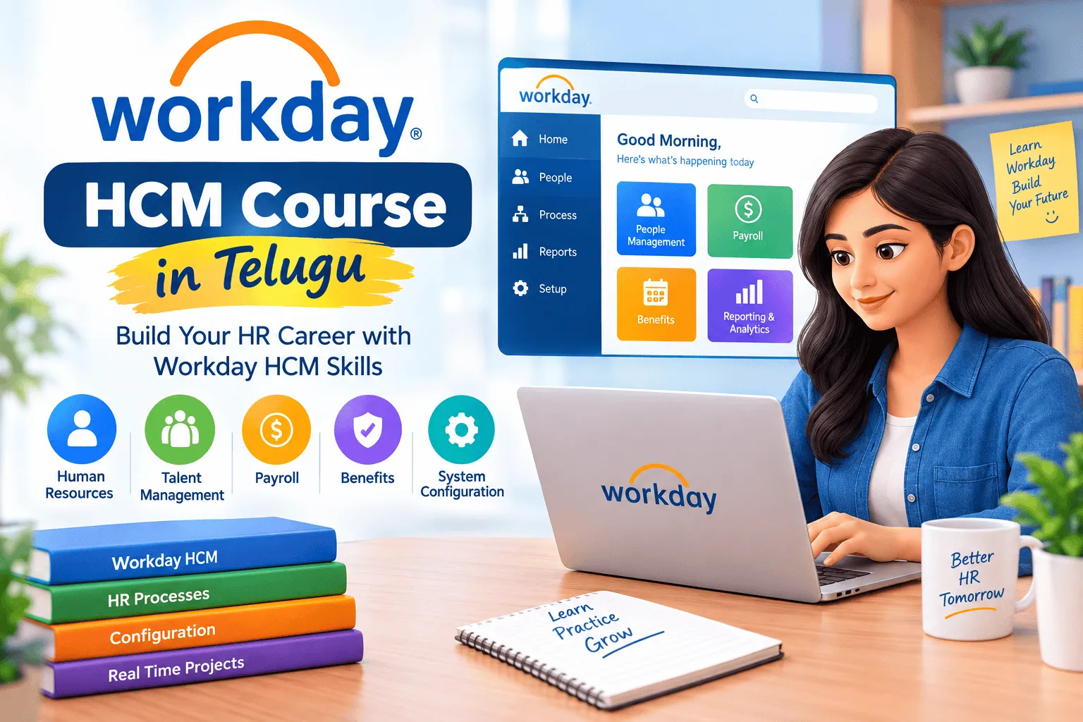 What Job Roles Can You Apply for After a Workday HCM Course in Telugu?