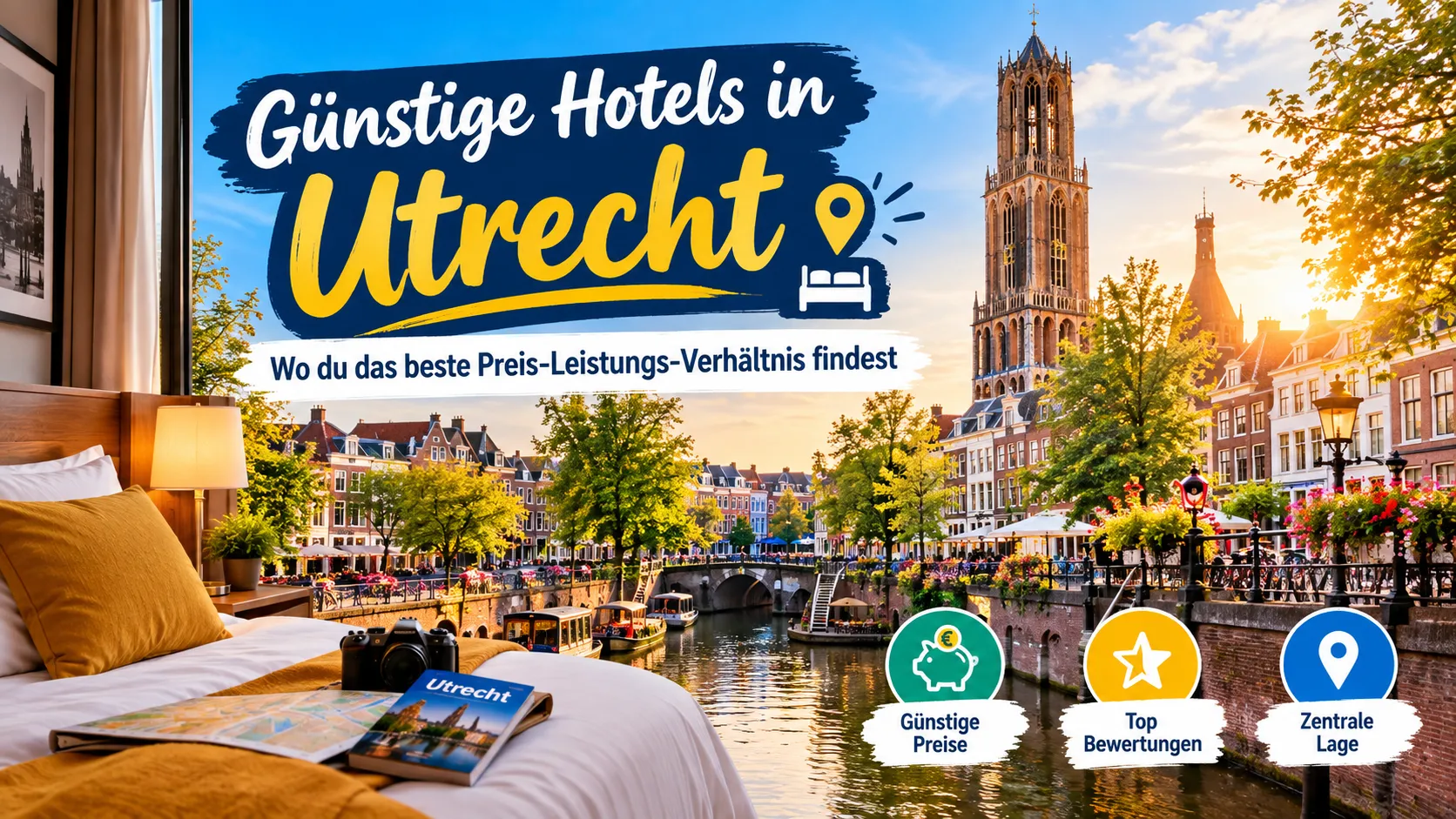 Günstige Hotels in Utrecht: Wo du das beste Preis-Leistungs-Verhältnis findest