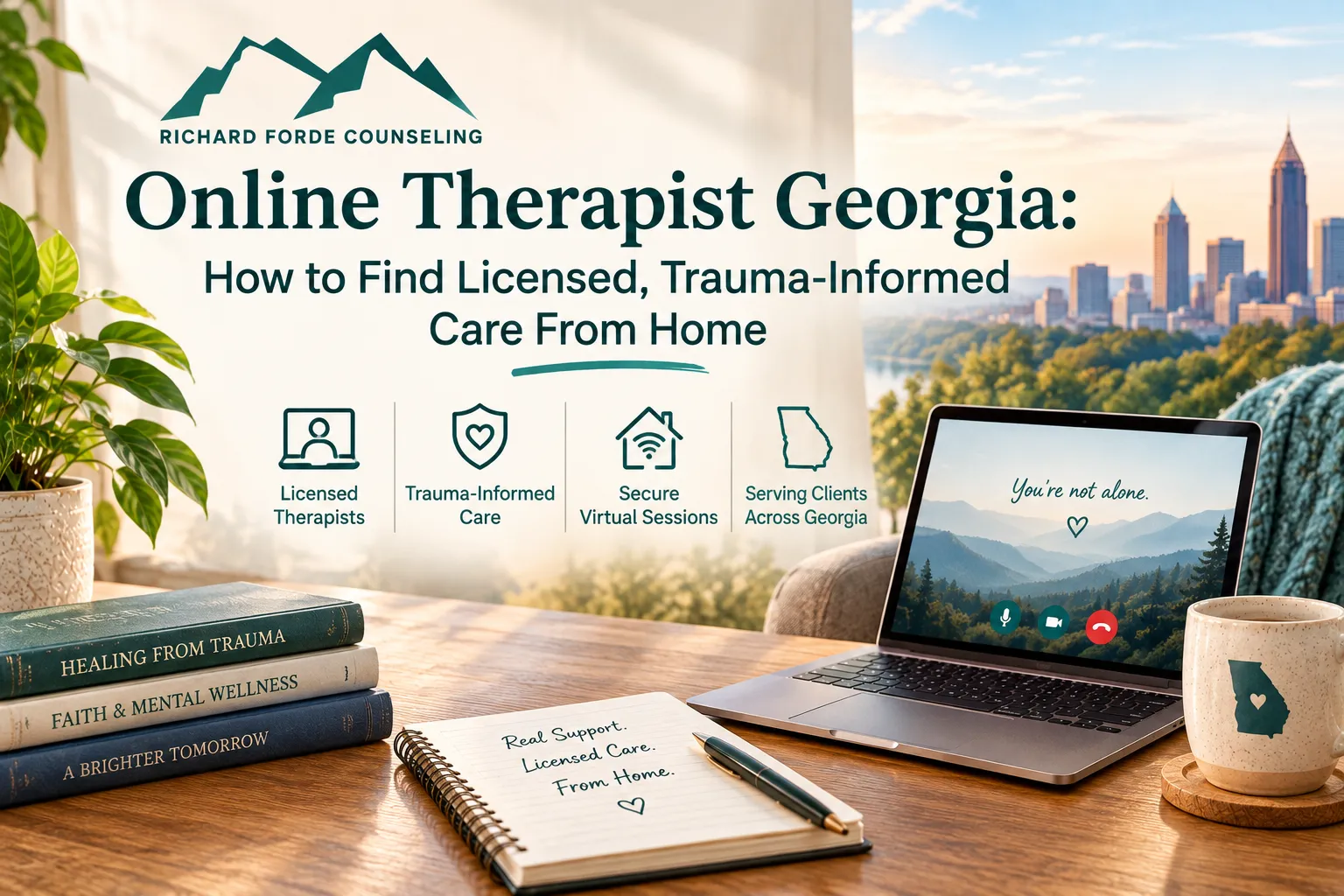 Online Therapist Georgia: How to Find Licensed, Trauma Informed Care From Home