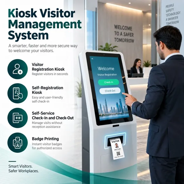 Visitor Management System Kiosks for Secure Access Across Saudi Arabia