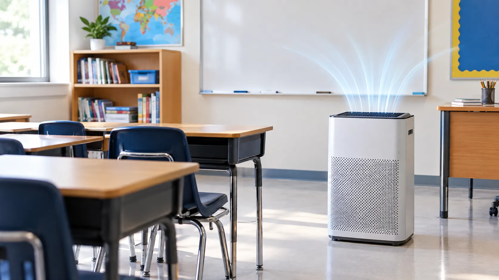 How Many Air Purifiers Does a Classroom Need?