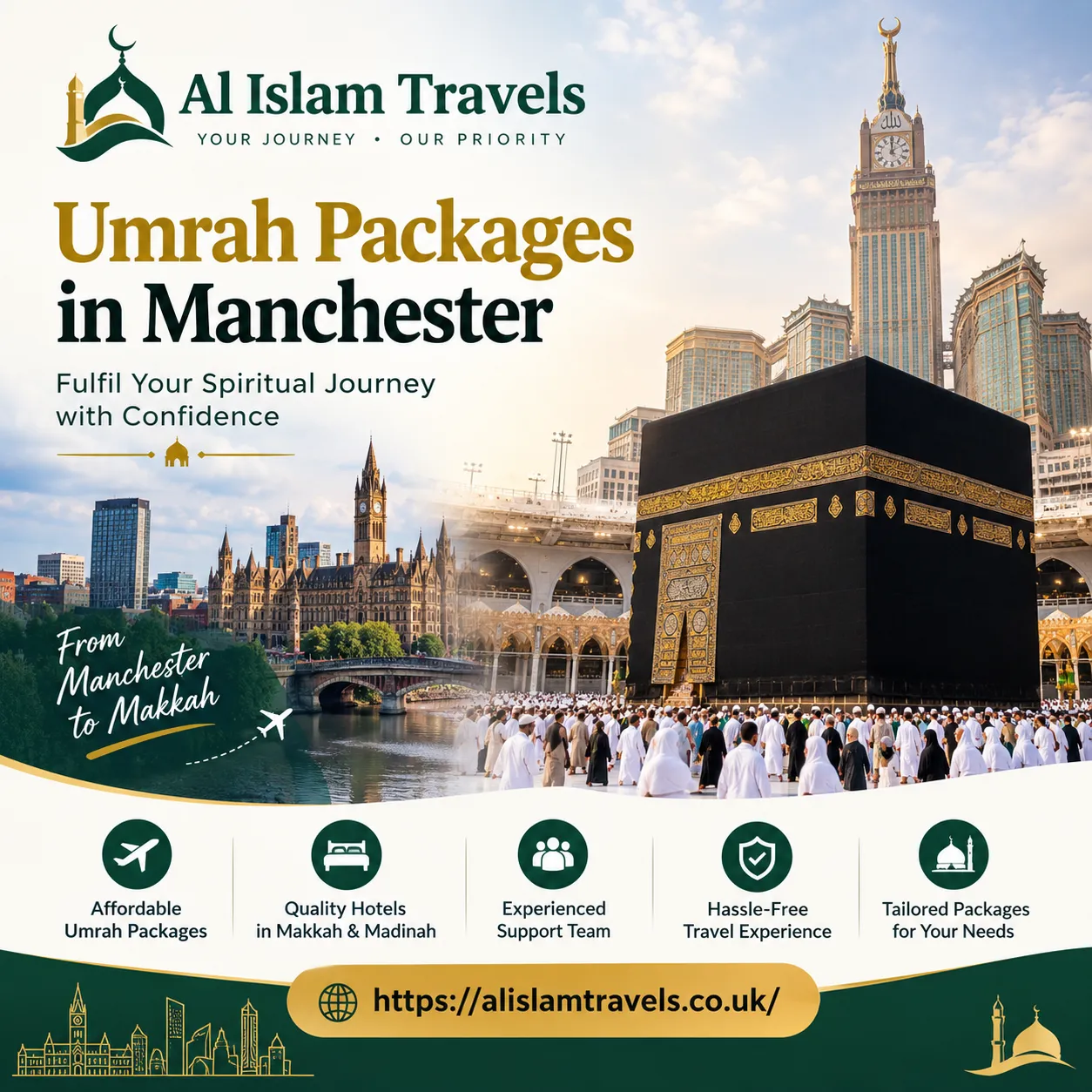 Umrah Packages in Manchester: Costs, Flights and How to Choose