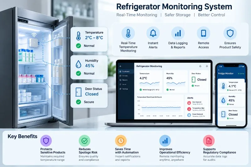 Refrigerator Monitoring System in the UAE: Smart Temperature Control for Reliable Cold Storage