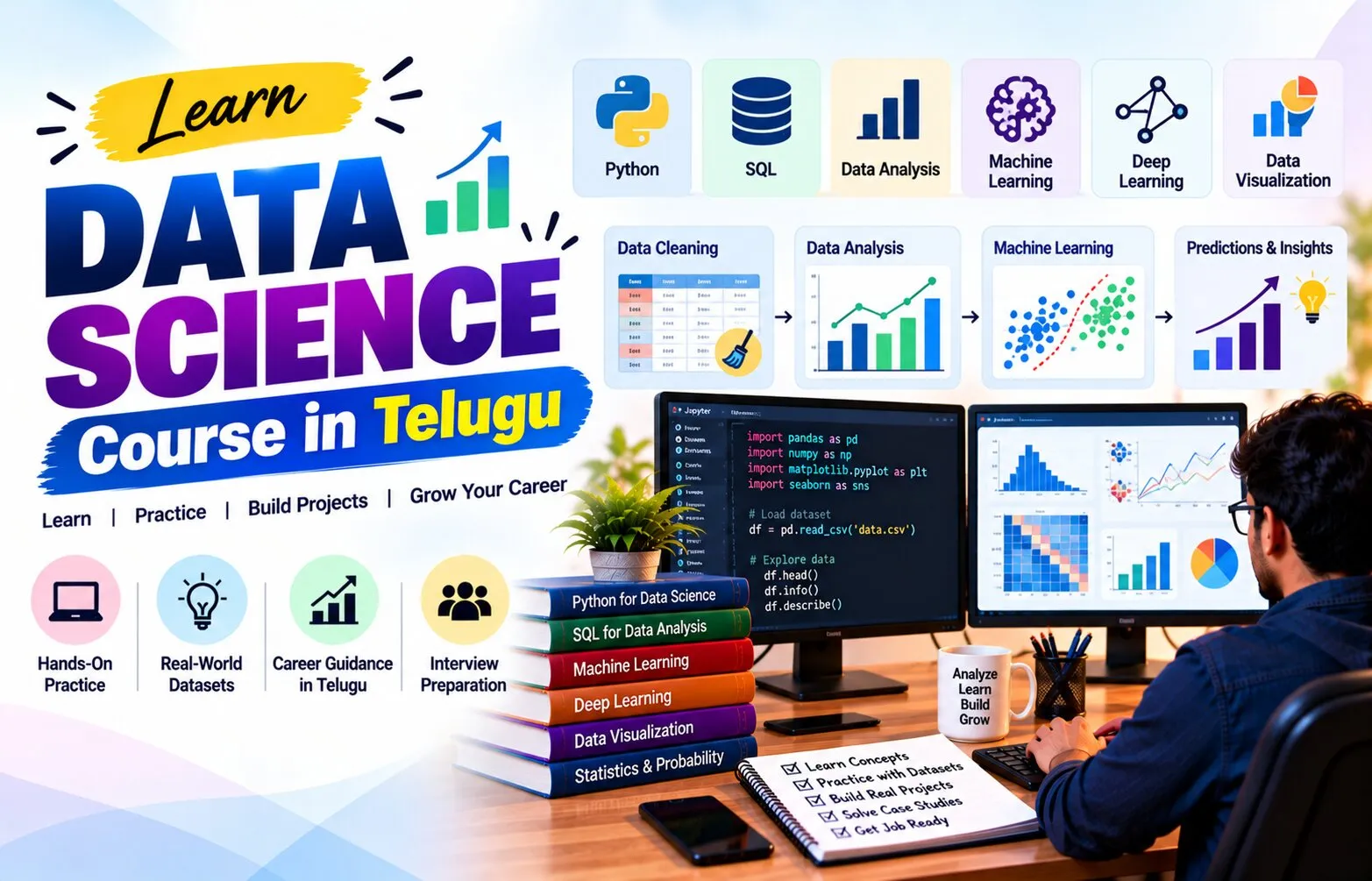 How Does Python Help You Learn Better in a Data Science Course In Telugu?