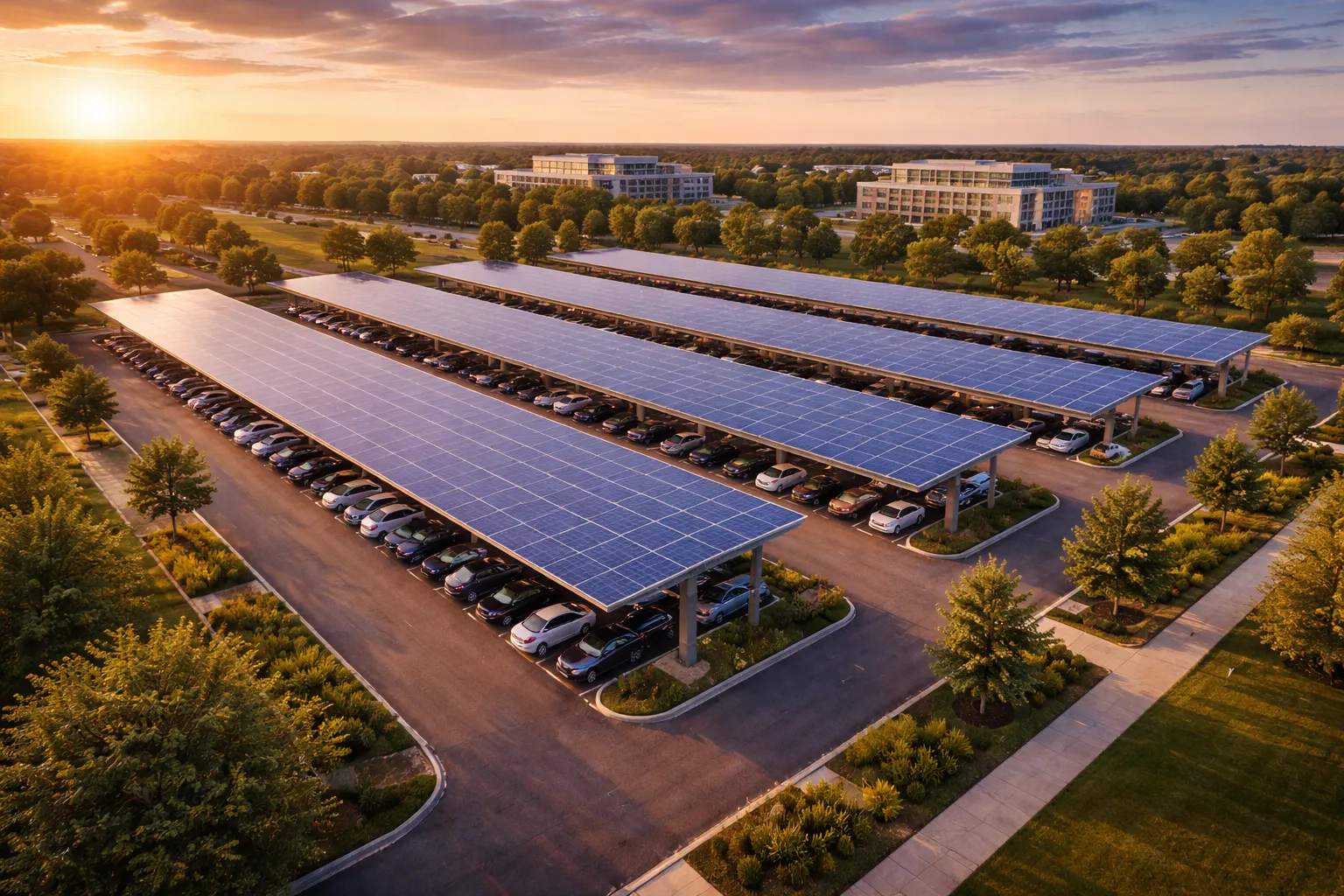 Solar Carports for Factories & Warehouses: Turning Parking Lots into Revenue