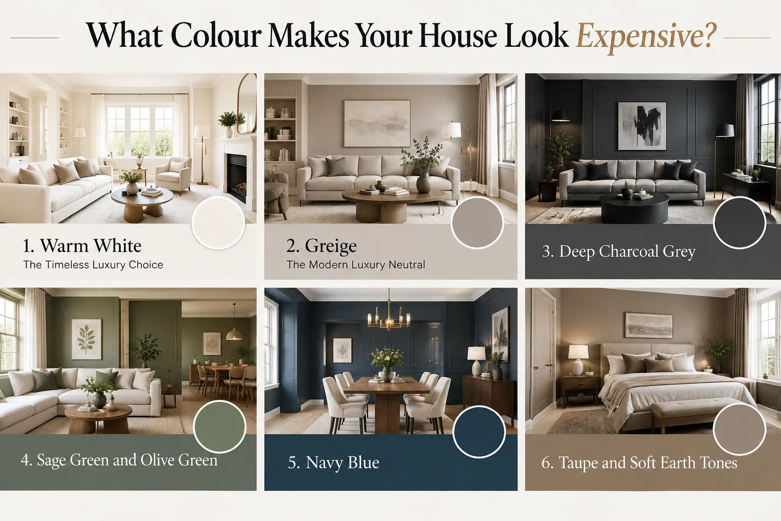 What Colour Makes Your House Look Expensive?