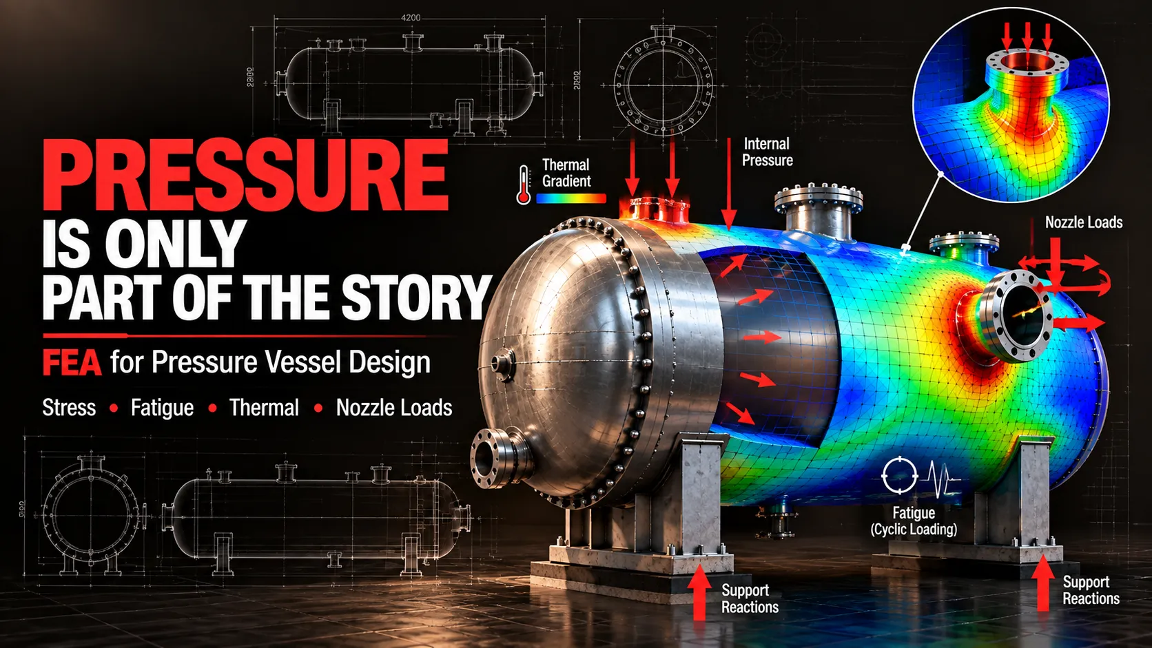 Pressure Vessel FEA: Finding Design Problems Before They Reach Fabrication