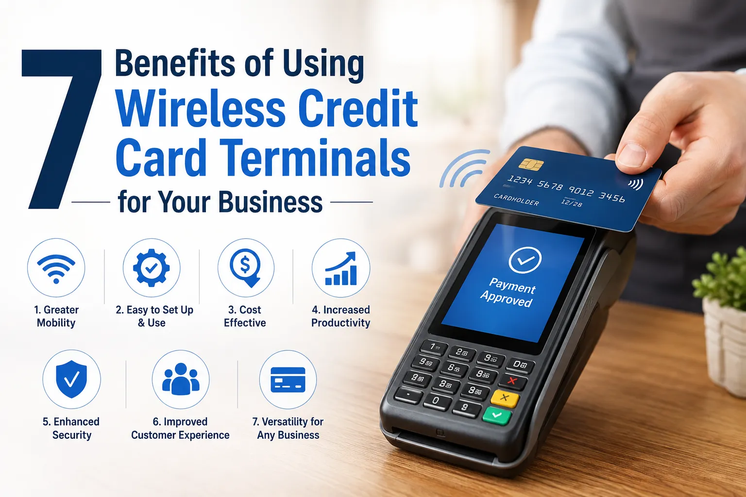 7 Benefits of Using Wireless Credit Card Terminals for Your Business