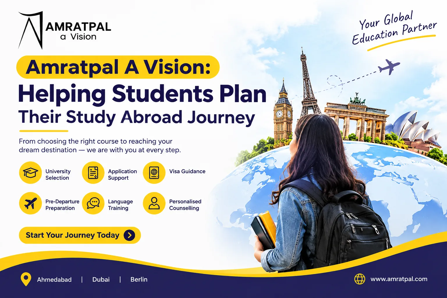 Amratpal A Vision: Helping Students Plan Their Study Abroad Journey
