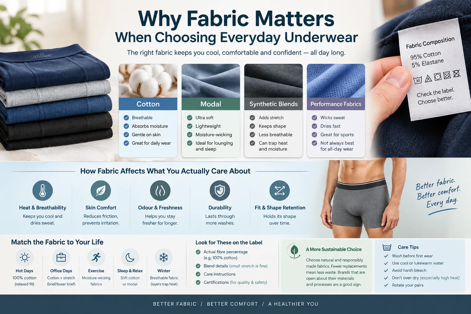 Why Fabric Matters When Choosing Everyday Underwear