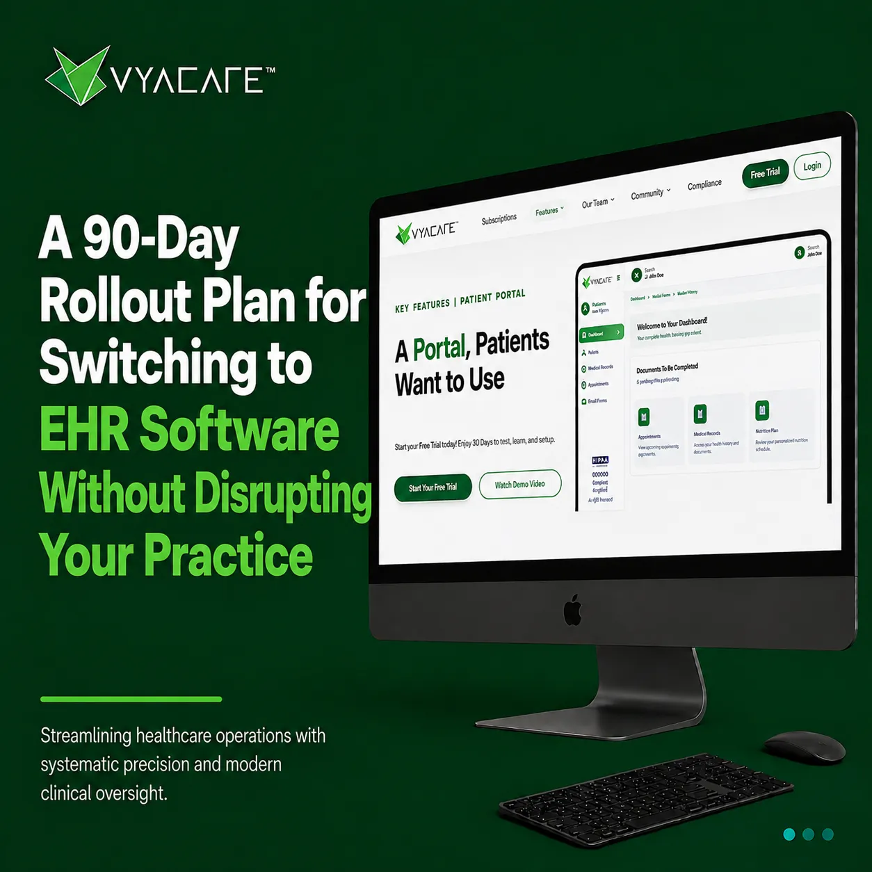 A 90-Day Rollout Plan for Switching to EHR Software Without Disrupting Your Practice
