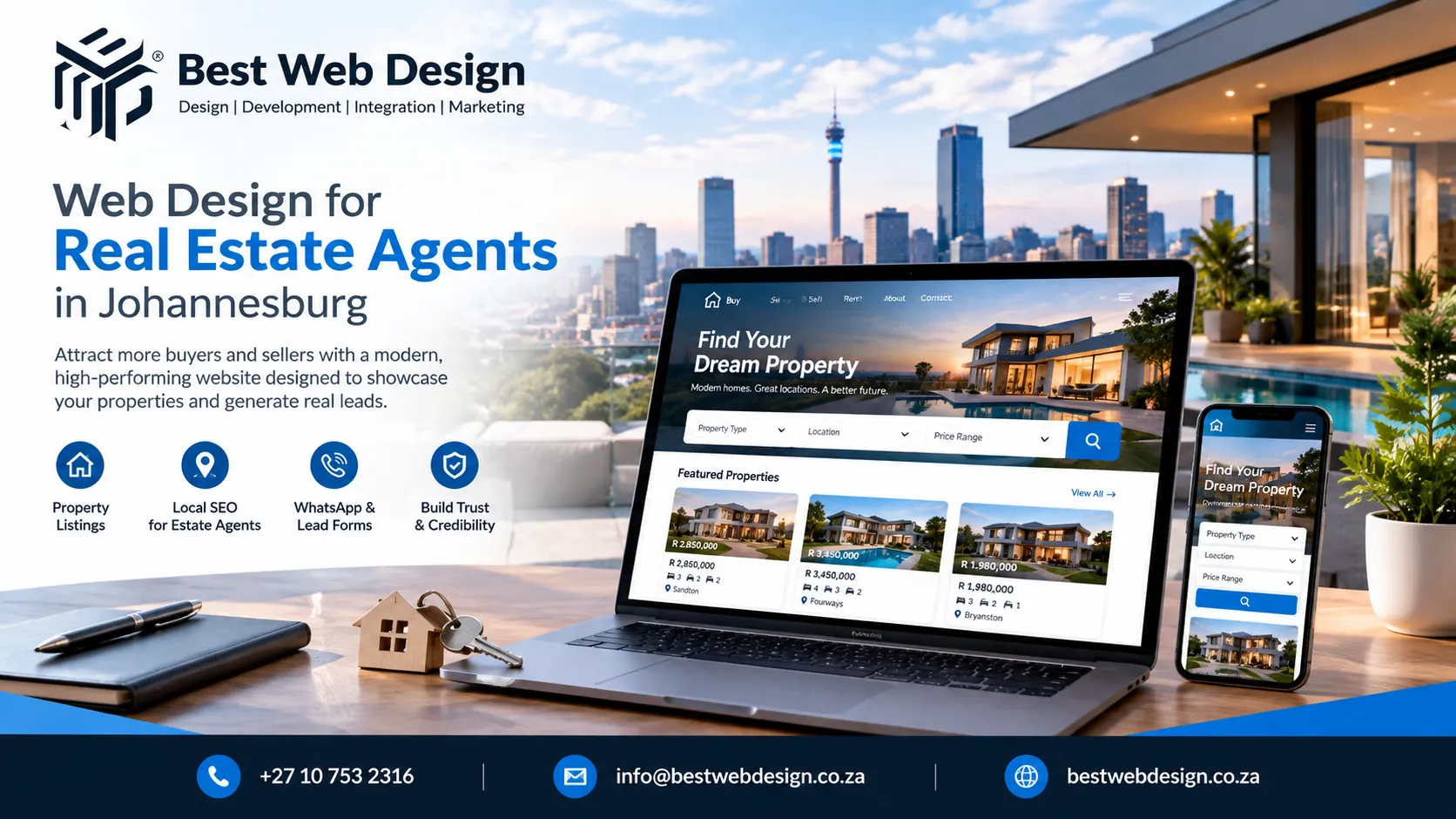 Web Design for Real Estate Agents in Johannesburg