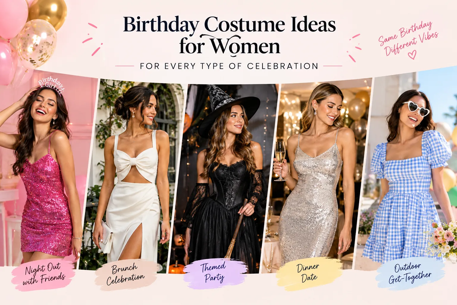 Birthday Costume Ideas for Women for Every Type of Celebration