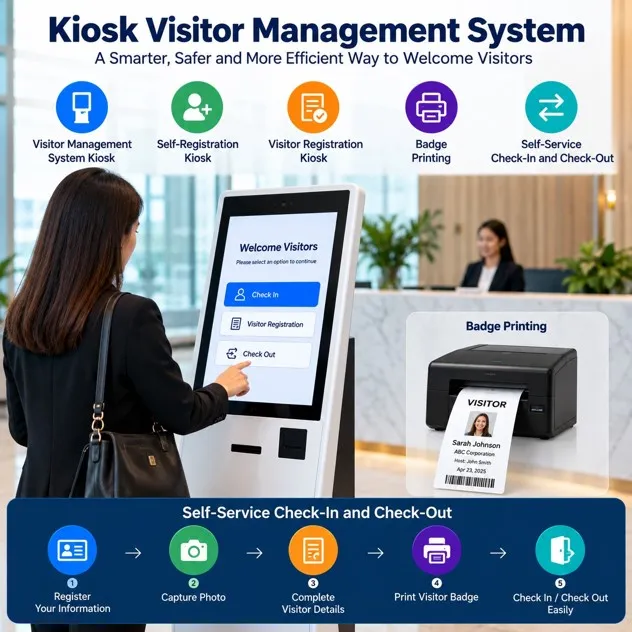 Elevate UAE Workplace Security with Kiosk Visitor Management