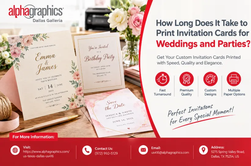 How Long Does It Take to Print Invitation Cards for Weddings and Parties?