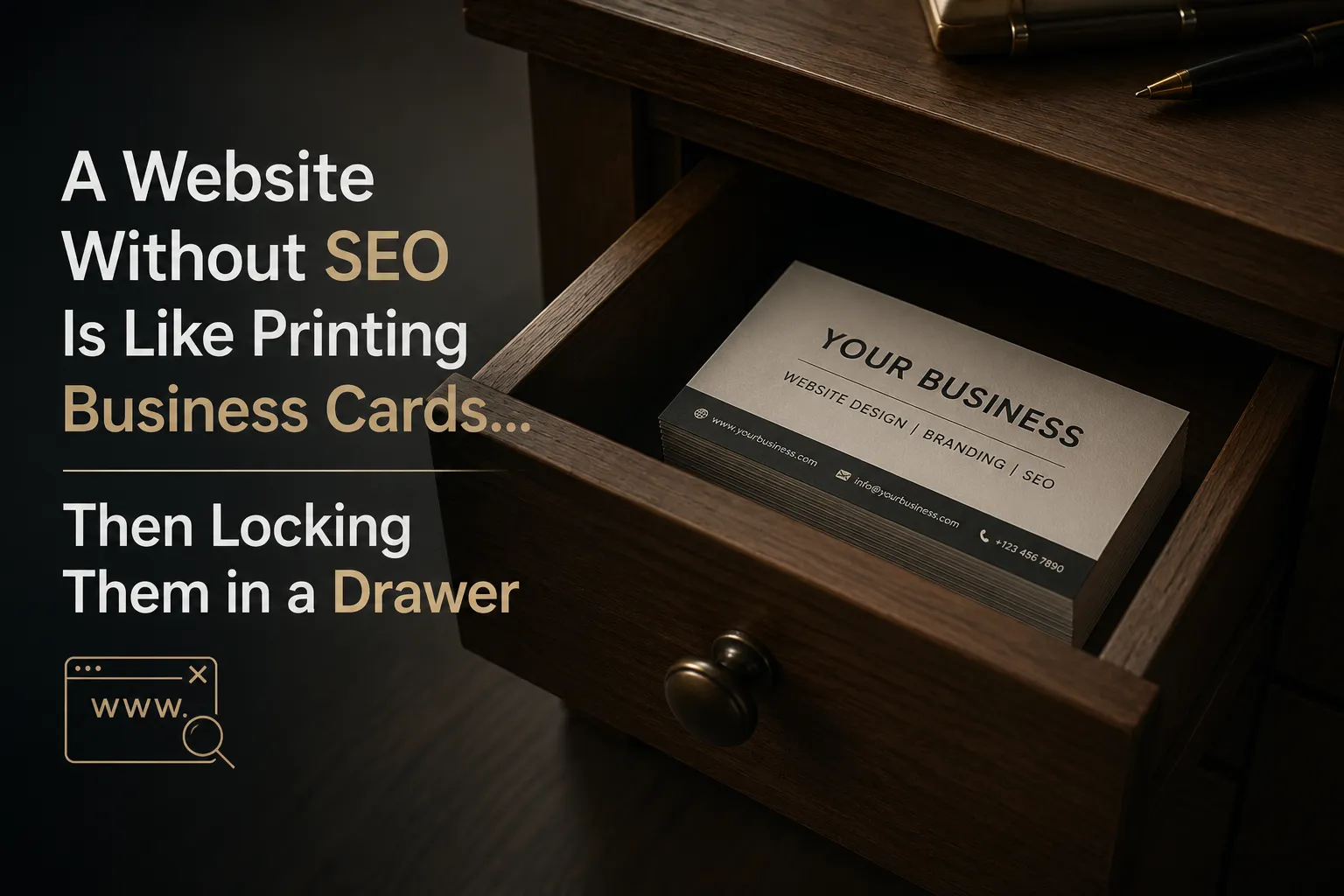 Website SEO, Printed Business Cards