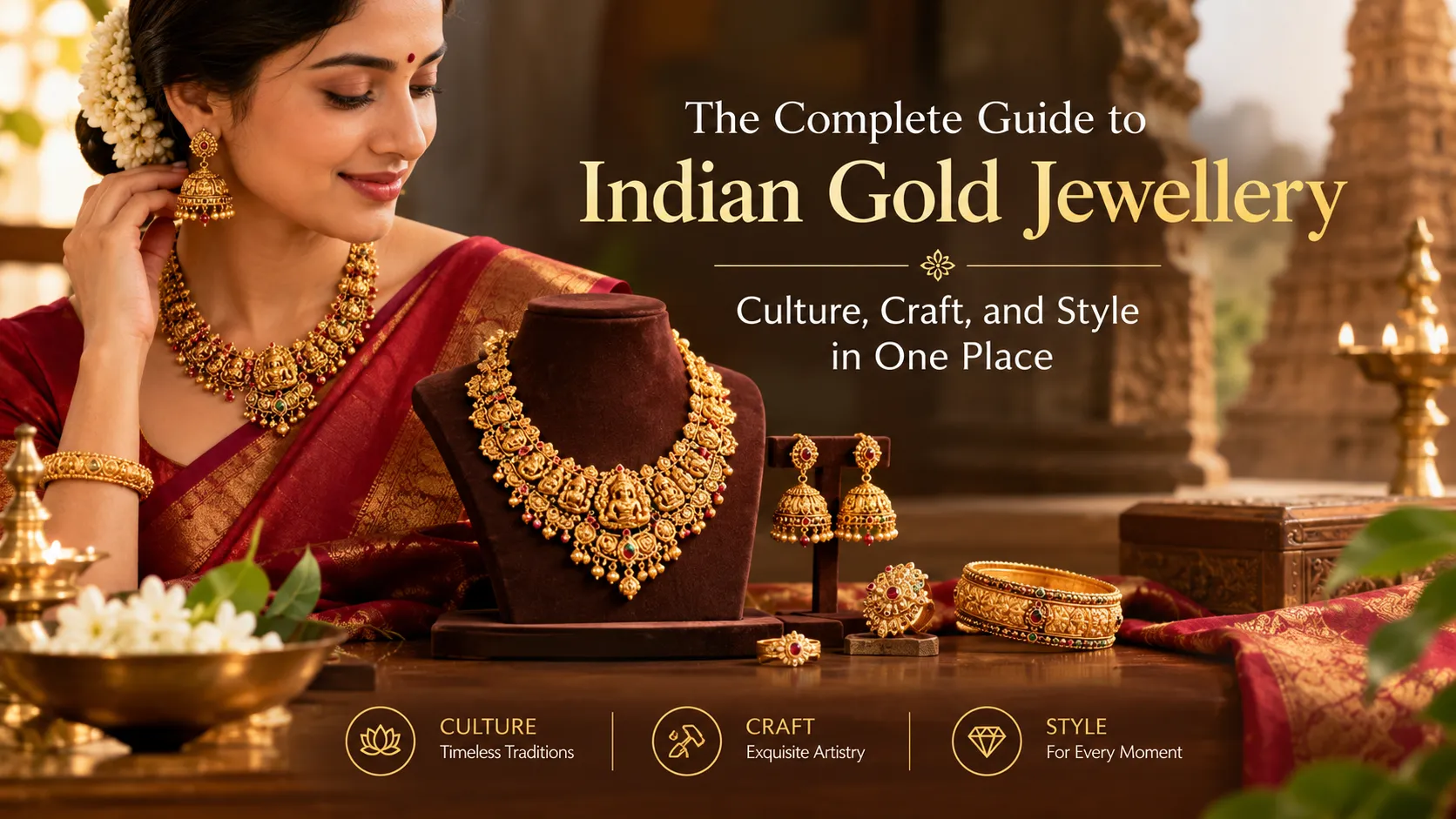 The Complete Guide to Indian Gold Jewellery — Culture, Craft, and Style in One Place