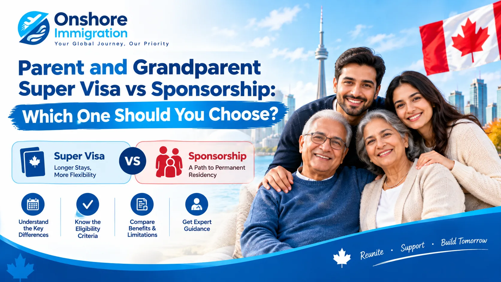 Parent and Grandparent Super Visa vs Sponsorship: Which One Should You Choose?