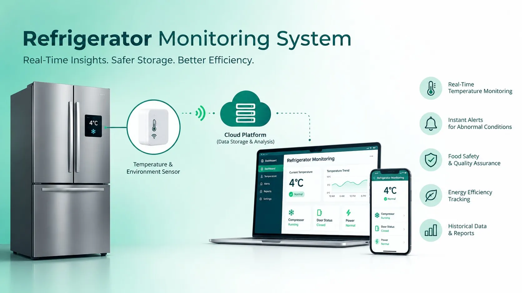Refrigerator Monitoring in KSA: Smart Temperature Control for Reliable Cold-Chain Management