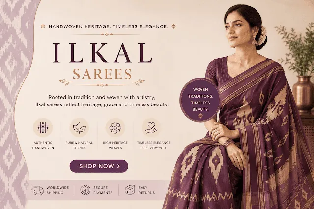 Authentic Ilkal Saree Online: How to Identify Genuine Handloom Quality