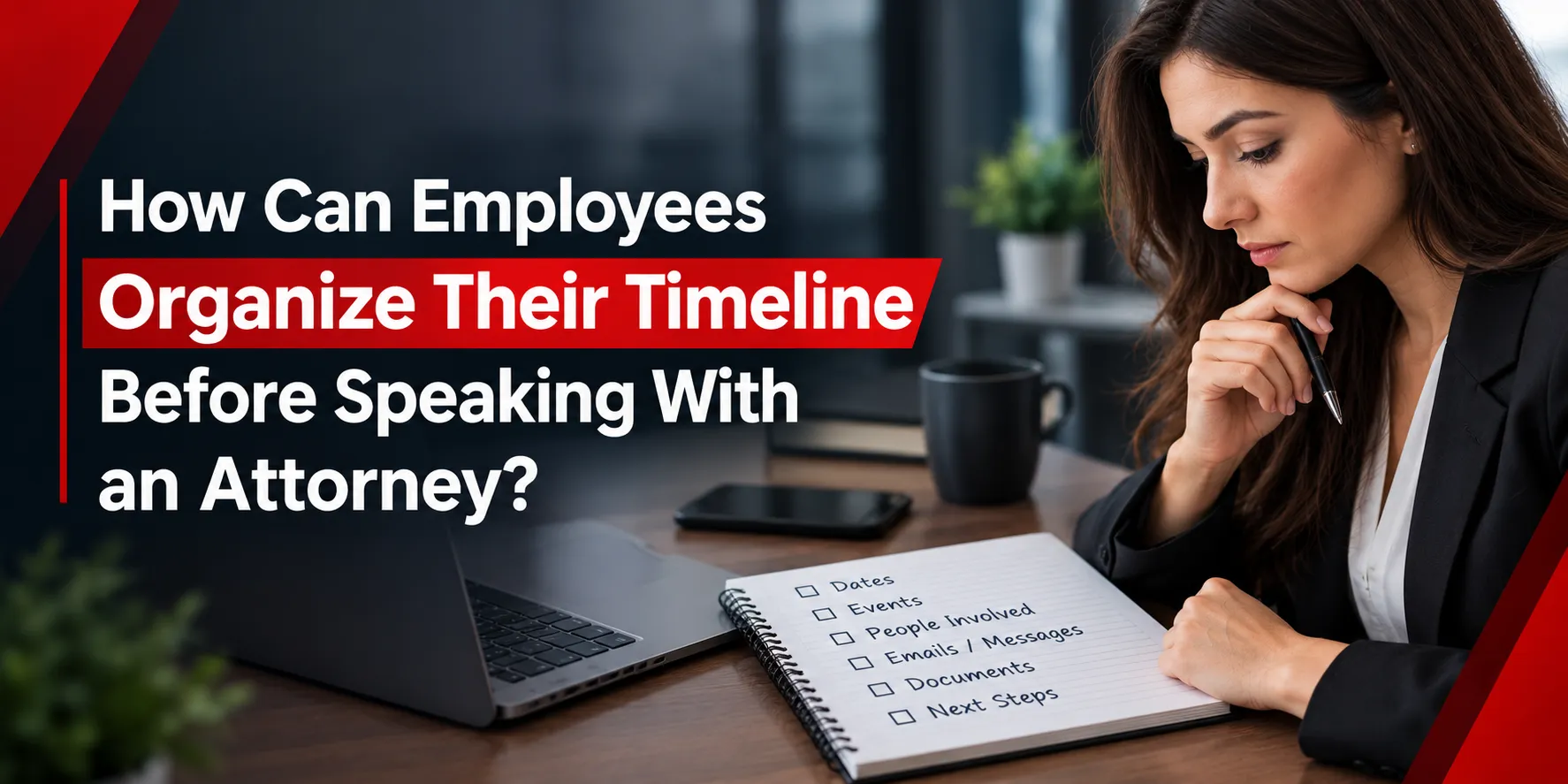 How Can Employees Organize Their Timeline Before Speaking With an Attorney?